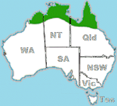 distribution map