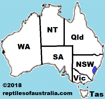 P. platurus range map