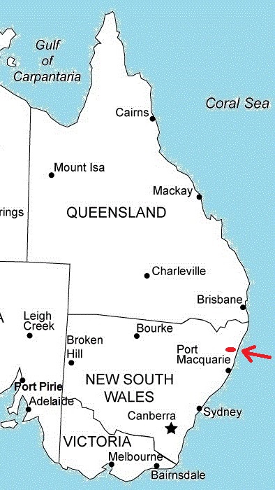 Bellinger River Snapping Turtle Wollumbinia georgesi  map